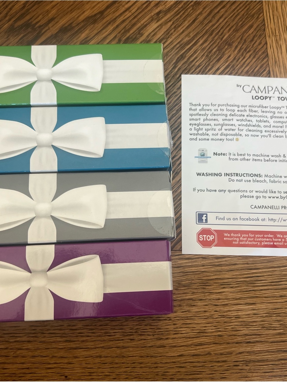 Campanelli Loopy Towels Microfiber Cleaning Cloths